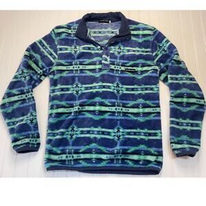 Southern Marsh Aztec Harbuck Fleece 1/4 Zip Pullover Men's Medium Women's Large